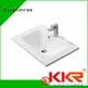 Quality KingKonree Brand marble cloakroom basin with cabine 1