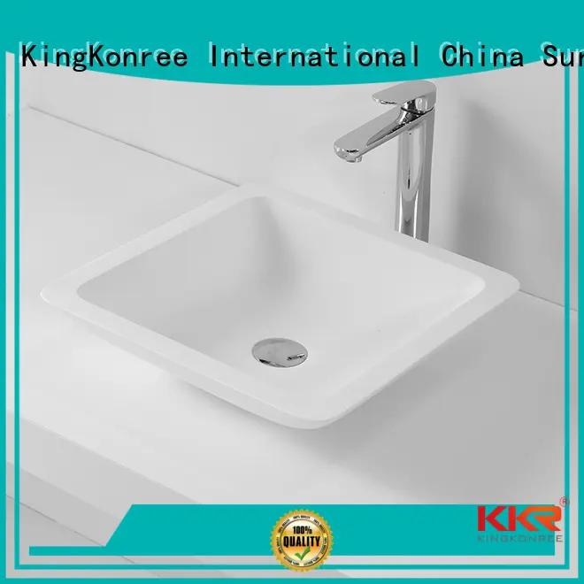 oval above counter basin wash acrylic above counter basins rectangle KingKonree Brand 1