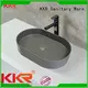 oval above counter basin artificial quality KingKonree Brand company 1