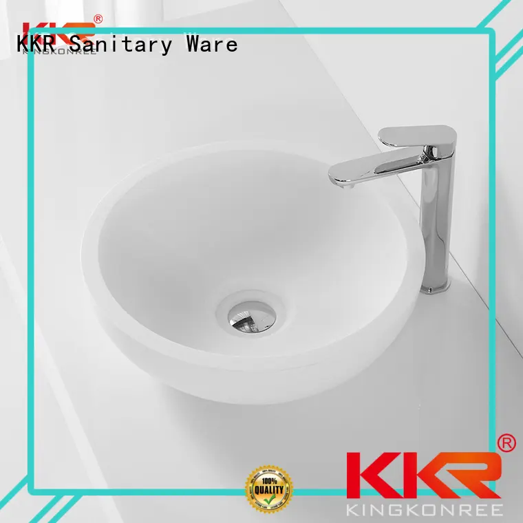 counter shape oval above counter basin selling wash KingKonree Brand 1