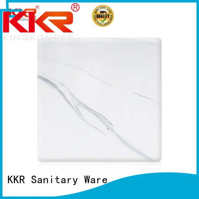KingKonree Brand marble artificial solid custom solid acrylic sheet 1