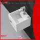 KingKonree Brand unique small surface wall mounted bathroom basin bath 1