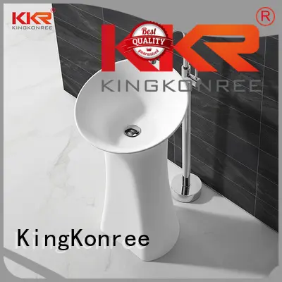 KingKonree Brand stone free diamond bathroom free standing basins 1