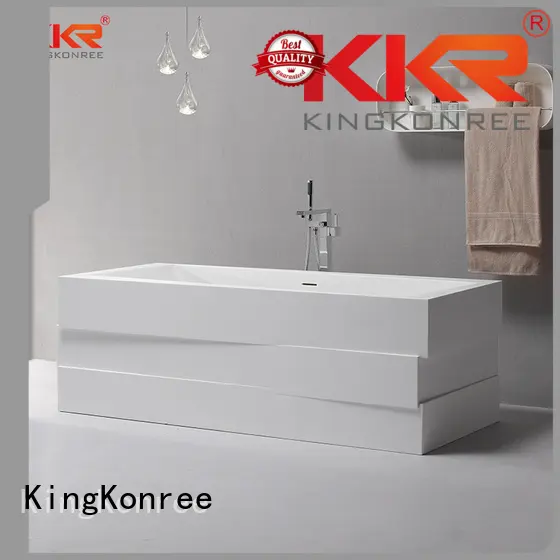 Wholesale sanitary storage solid surface bathtub KingKonree Brand 1