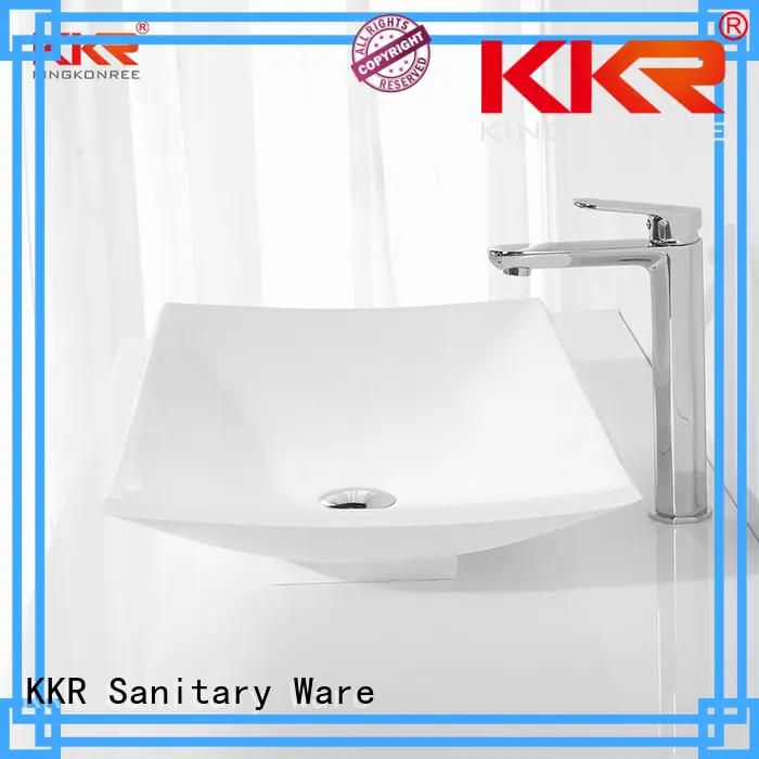 Hot oval above counter basin acrylic KingKonree Brand 1