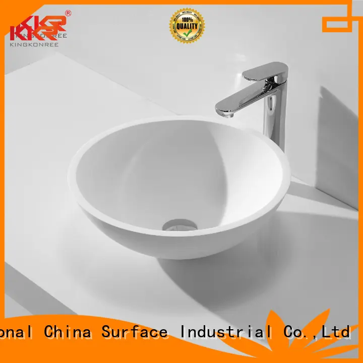 Hot oval above counter basin stone KingKonree Brand 1