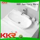 oval countertop rectangle above counter basins pure KingKonree Brand 1