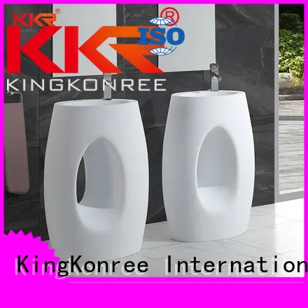 Quality KingKonree Brand bathroom free standing basins acrylic diamond 1