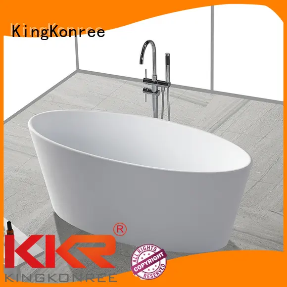 b006 kkrb011 tub renewable KingKonree Brand solid surface bathtub supplier 1