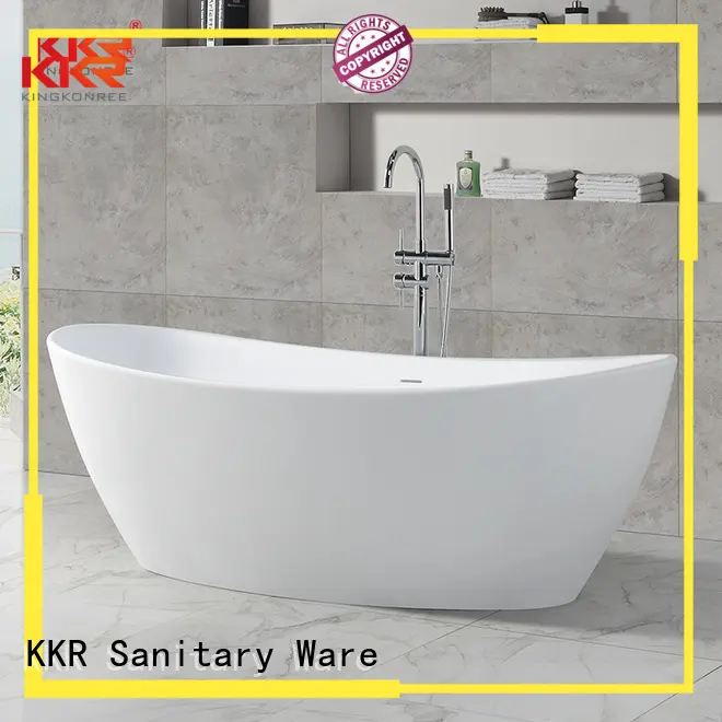 Solid Surface Freestanding Bathtub ware design free KingKonree Brand 1