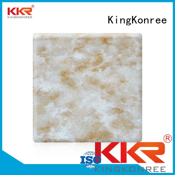 KingKonree Brand marble surface solid acrylic sheet solid supplier 1