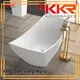 Solid Surface Freestanding Bathtub afrtificial free solid surface bathtub KingKonree Brand 1