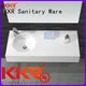 KingKonree Brand acrylic marble mounted modern wall mounted wash basins 1
