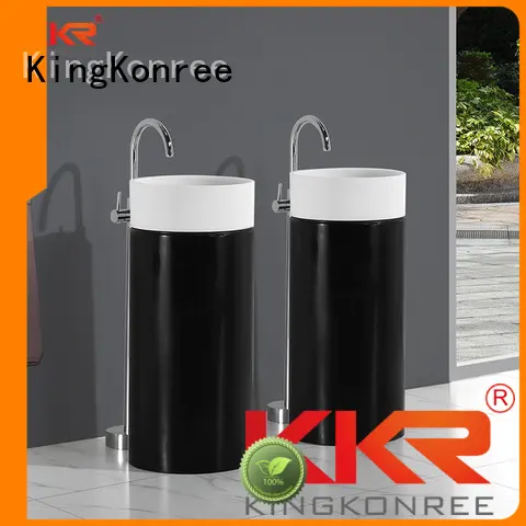 KingKonree Brand freestanding basin shape custom bathroom free standing basins 1