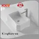 white surface bathroom above counter basins KingKonree Brand company 1