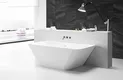 Solid Surface Freestanding Bathtub resin solid surface bathtub KingKonree Brand 2