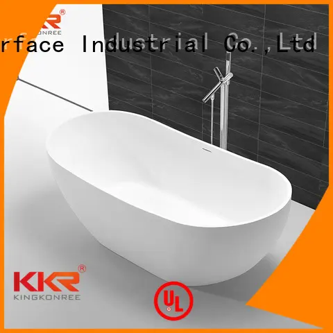 Wholesale round solid surface bathtub KingKonree Brand 1
