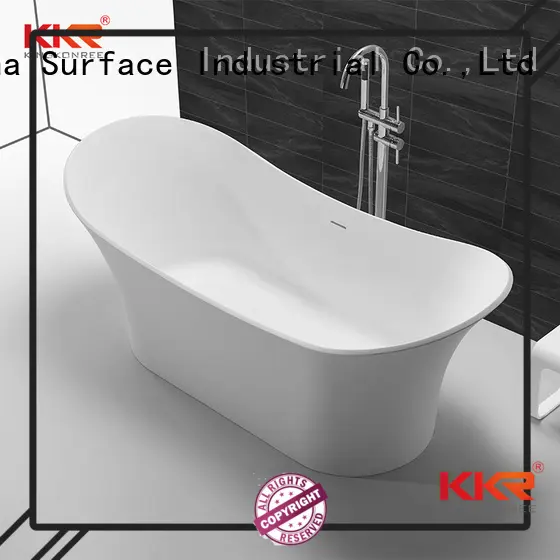 bathroom storage OEM solid surface bathtub KingKonree 1
