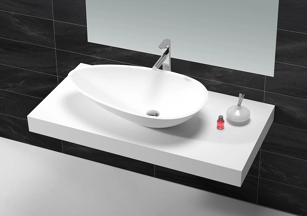 bathroom above counter basins white above KingKonree company 2