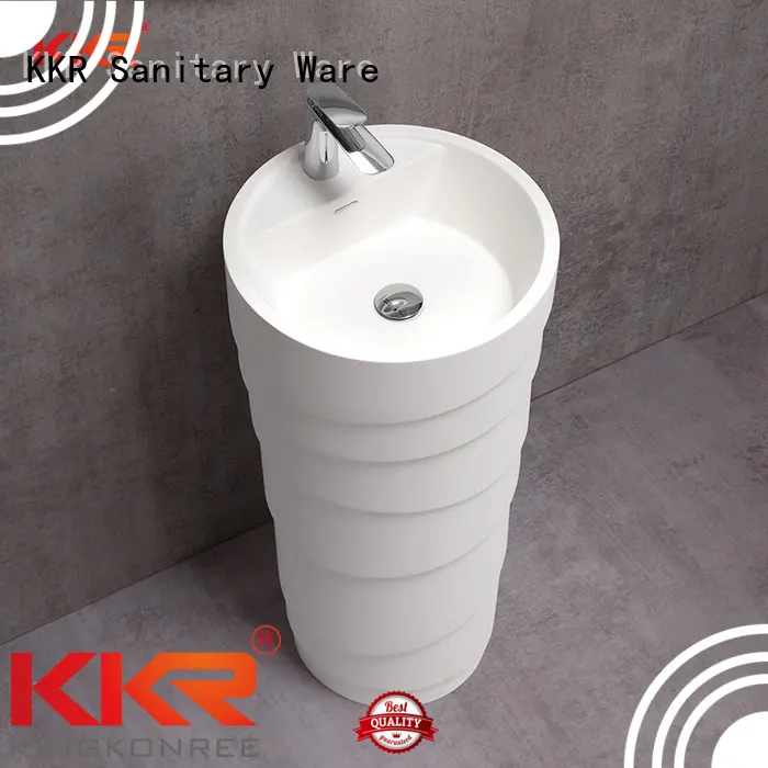 Custom bathroom design freestanding basin KingKonree standing 1