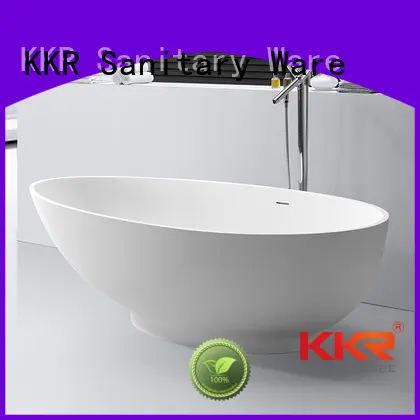 Solid Surface Freestanding Bathtub royal polymarble Bulk Buy afrtificial KingKonree 1