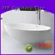 Solid Surface Freestanding Bathtub royal polymarble Bulk Buy afrtificial KingKonree 1