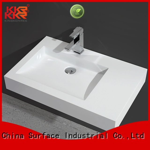 kkr sales resin wall mounted wash basins mounted KingKonree 1