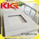 Kingkonree Smooth Vertical Culture Marble White Shower Wall Panel Shower Surround Tubs KKR-CMW10 1