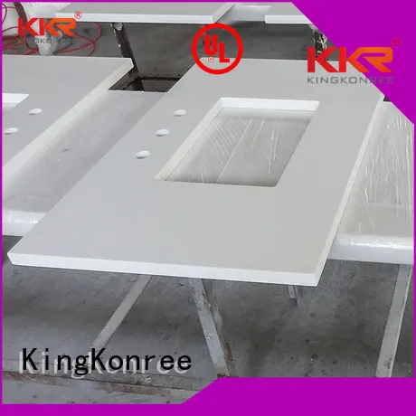 KingKonree Brand polymarble freestanding Solid Surface Freestanding Bathtub surface supplier2 1