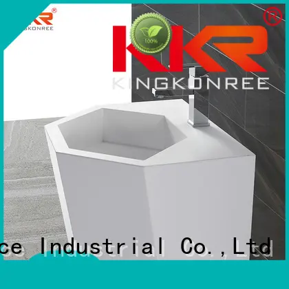 wasn bathroom free standing basins pedestal KingKonree company 1