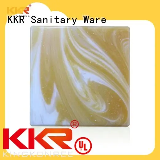 acrylic solid surface countertops yellow for home KingKonree 1