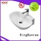 sanitary ware above counter vessel sink supplier for restaurant KingKonree 1