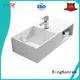 washing rectangular wall mounted basin brown for hotel KingKonree 1