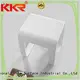 white acrylic bathroom stool stainless steel for home KingKonree 1