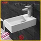 KingKonree double square wall mounted basin sink for toilet 1