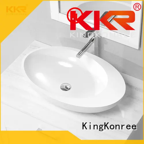 KingKonree black square above counter bathroom sink manufacturer for hotel 1