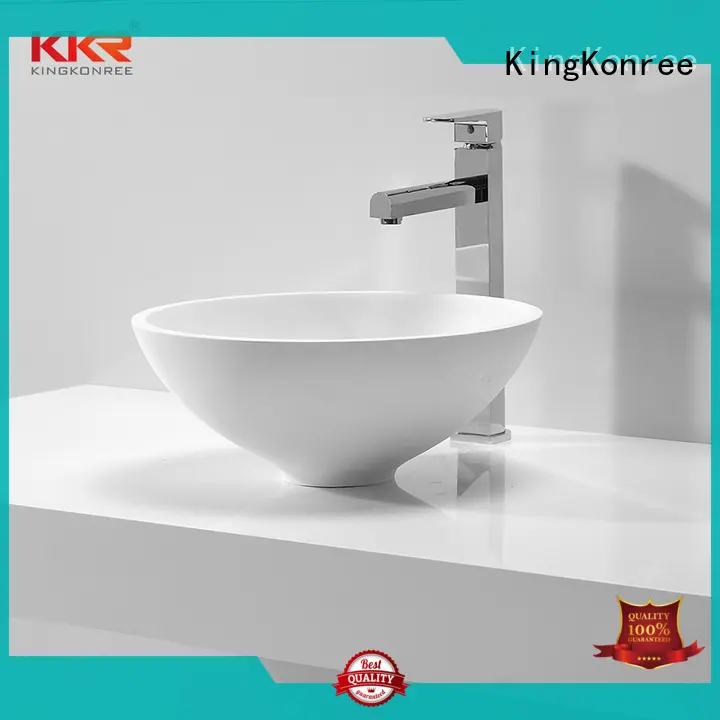 basin above counter basin round at discount for restaurant KingKonree 1