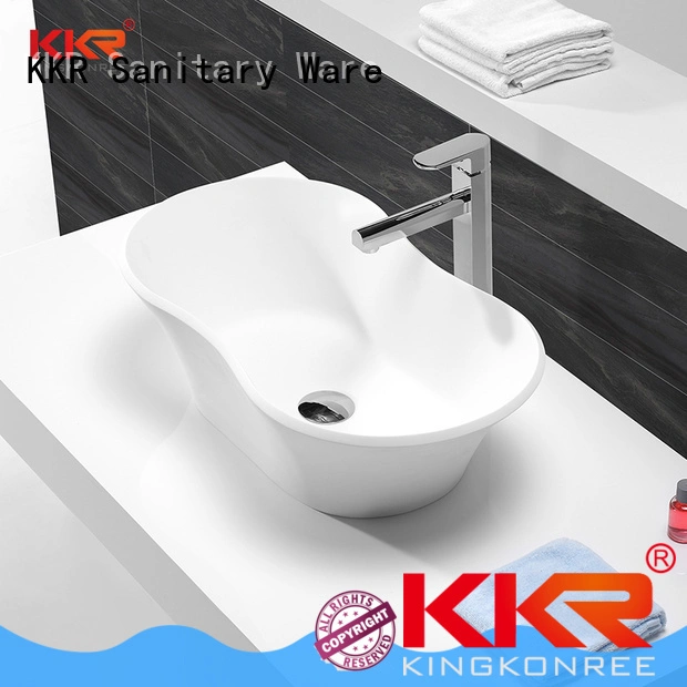 KingKonree sanitary ware round above counter basin manufacturer for restaurant 1