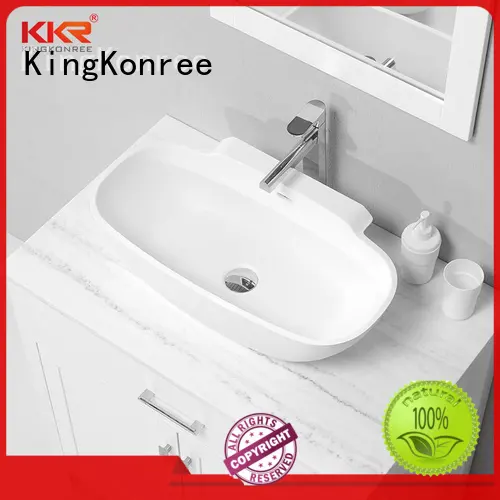 small above counter bathroom sinks design for hotel KingKonree 1