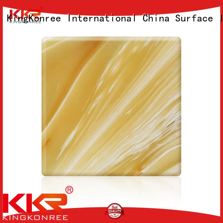 marble translucent stone countertop supplier for motel KingKonree 1