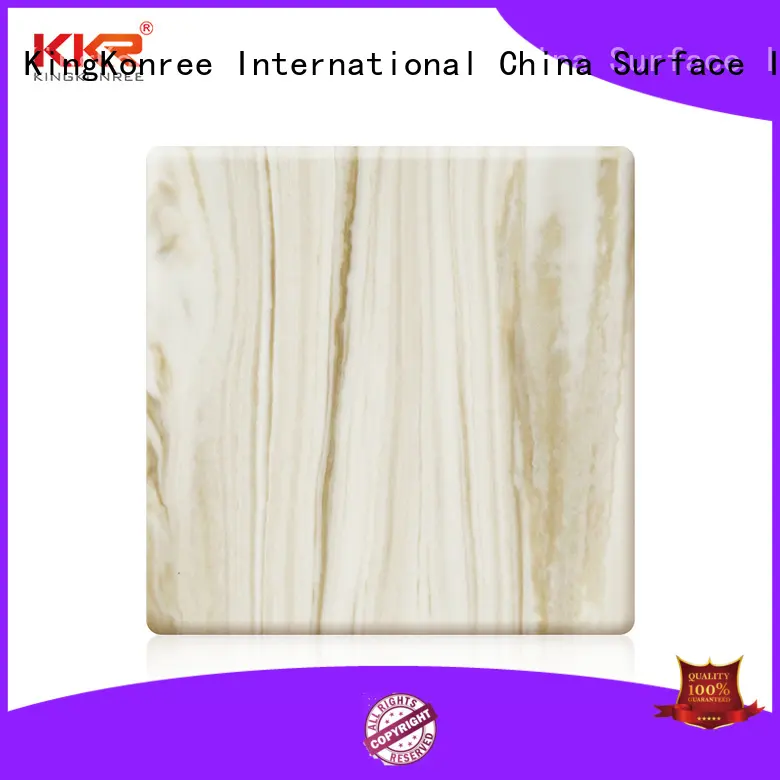 KingKonree marble wholesale solid surface sheets resin for home 1