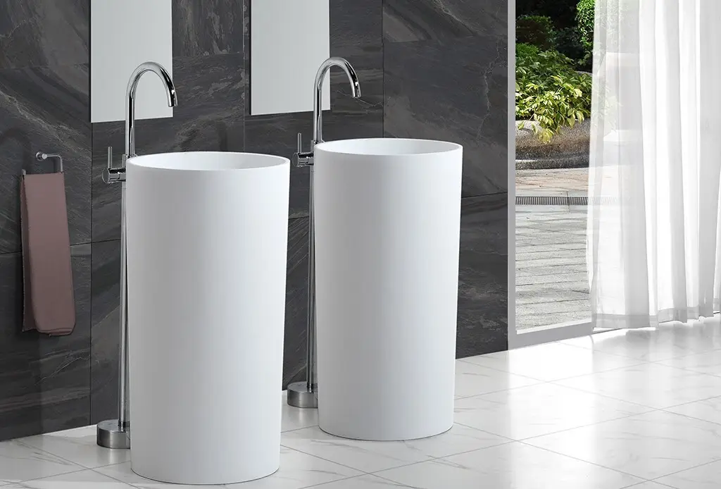 KingKonree stable floor standing basin design for hotel 2