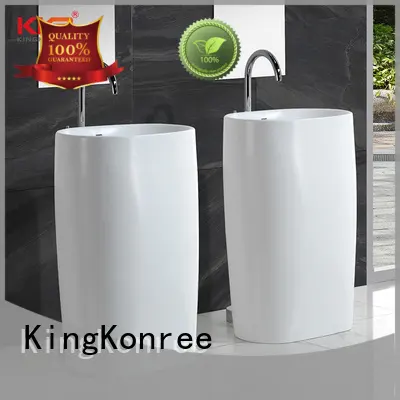 white free standing sink bowl Italian for hotel KingKonree 1