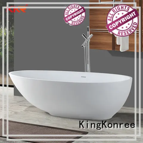 matt freestanding acrylic soaking tubs black for hotel KingKonree 1