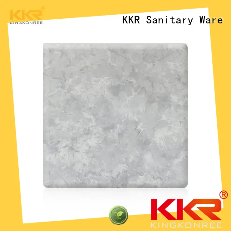 KingKonree popular acrylic solid surface grey for hotel 1
