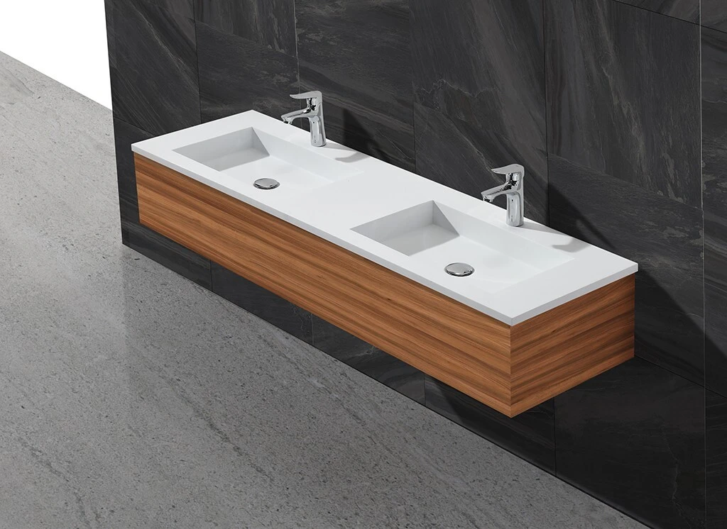 white corner basin and cabinet manufacturer for hotel KingKonree 2
