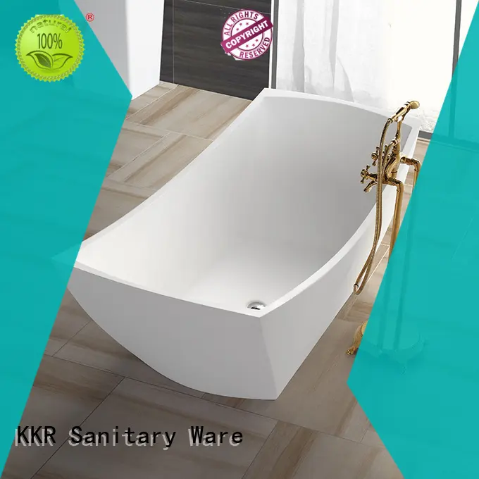 KingKonree white contemporary freestanding bath free design for bathroom 1