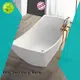 KingKonree white contemporary freestanding bath free design for bathroom 1