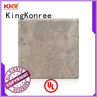 pure solid surface sheets prices customized for hotel KingKonree 1