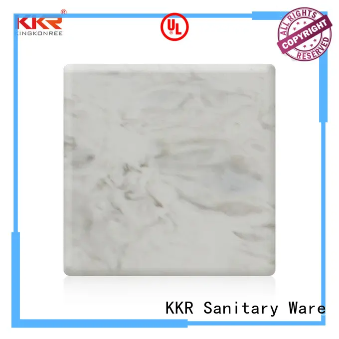 solid surface sheets prices black for indoors KingKonree 1